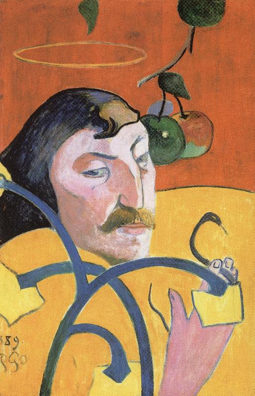 Paul Gauguin Self-Portrait with Halo France oil painting art